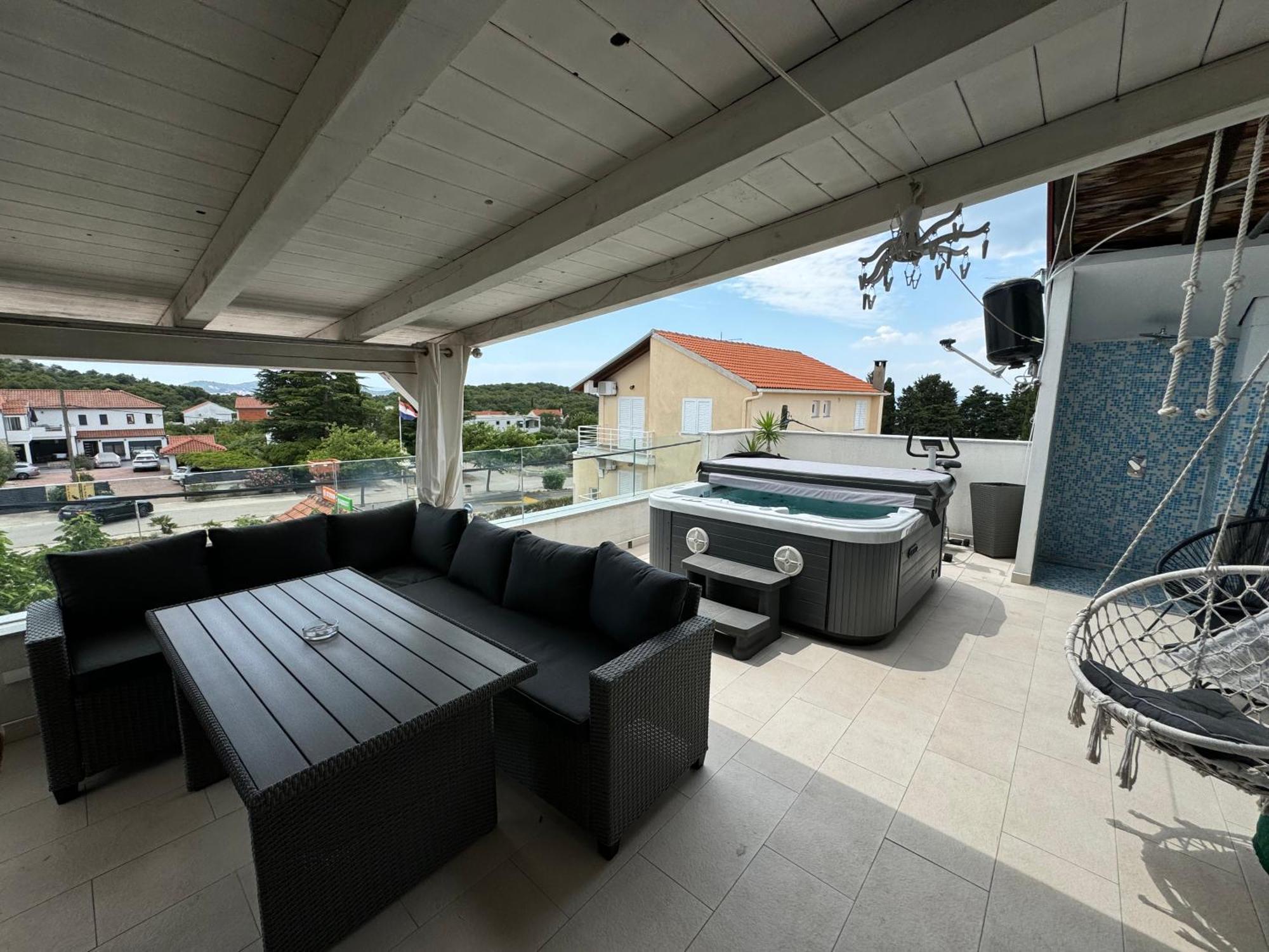 Penhaus Apartman Angelus Drage Pakoštane Exteriör bild
